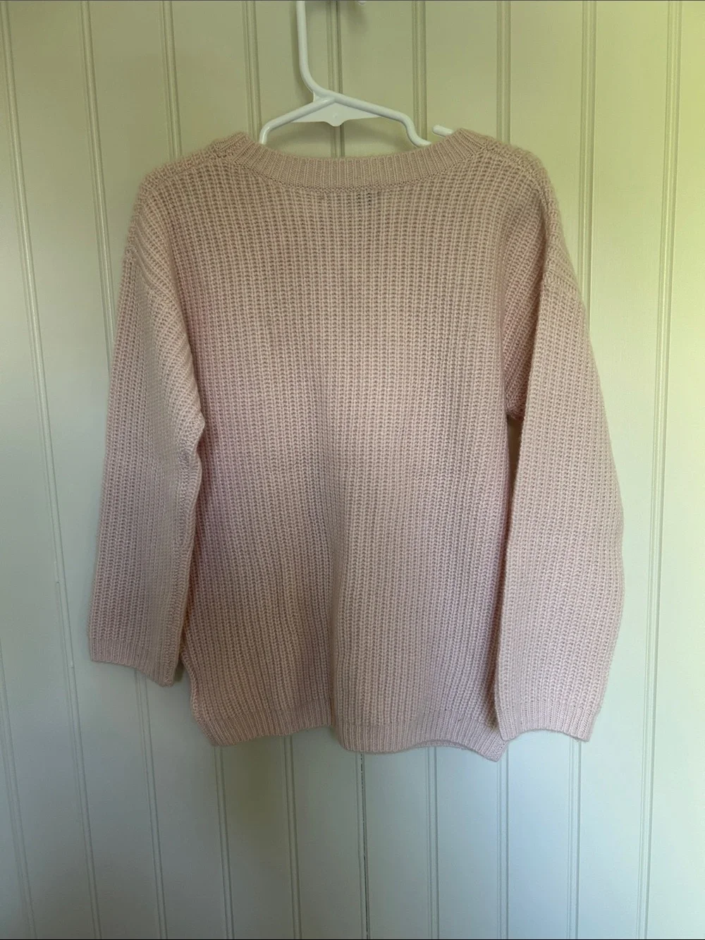 Quince Women's Crewneck Sweater in Dusty Pink